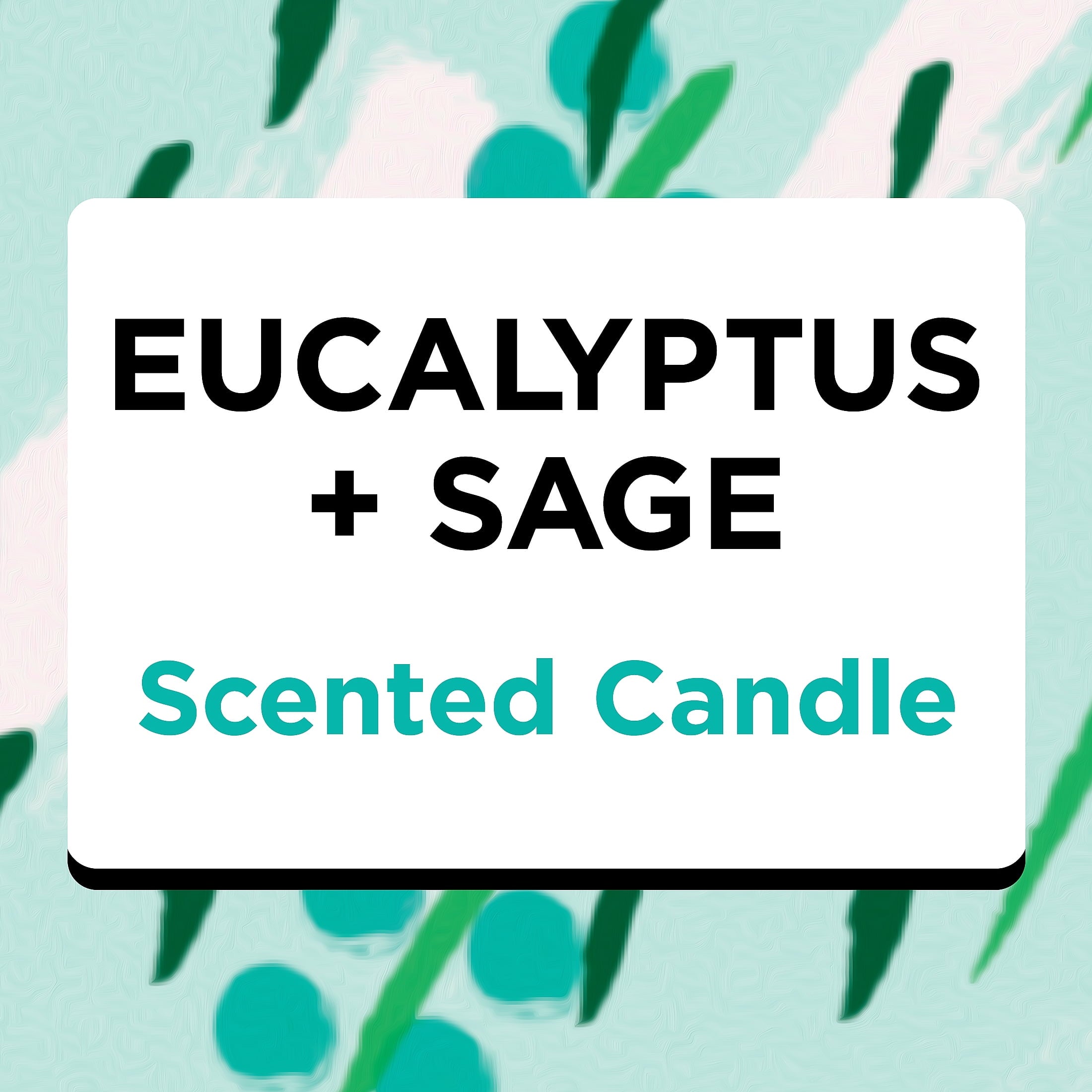 Great Value Eucalyptus & Sage Candle, 14 oz