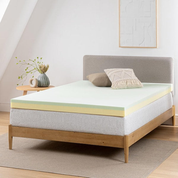 3 in. Medium No Pocket Memory Foam Twin XL Mattress Topper