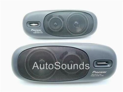 AUTHENTIC PIONEER TS-X200 4" 3-WAY COAXIAL SURFACE REAR DECK MOUNT SPEAKERS