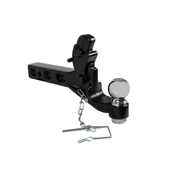 2 in. 6-Ton Chrome Receiver Mount Combination Hitch Ball