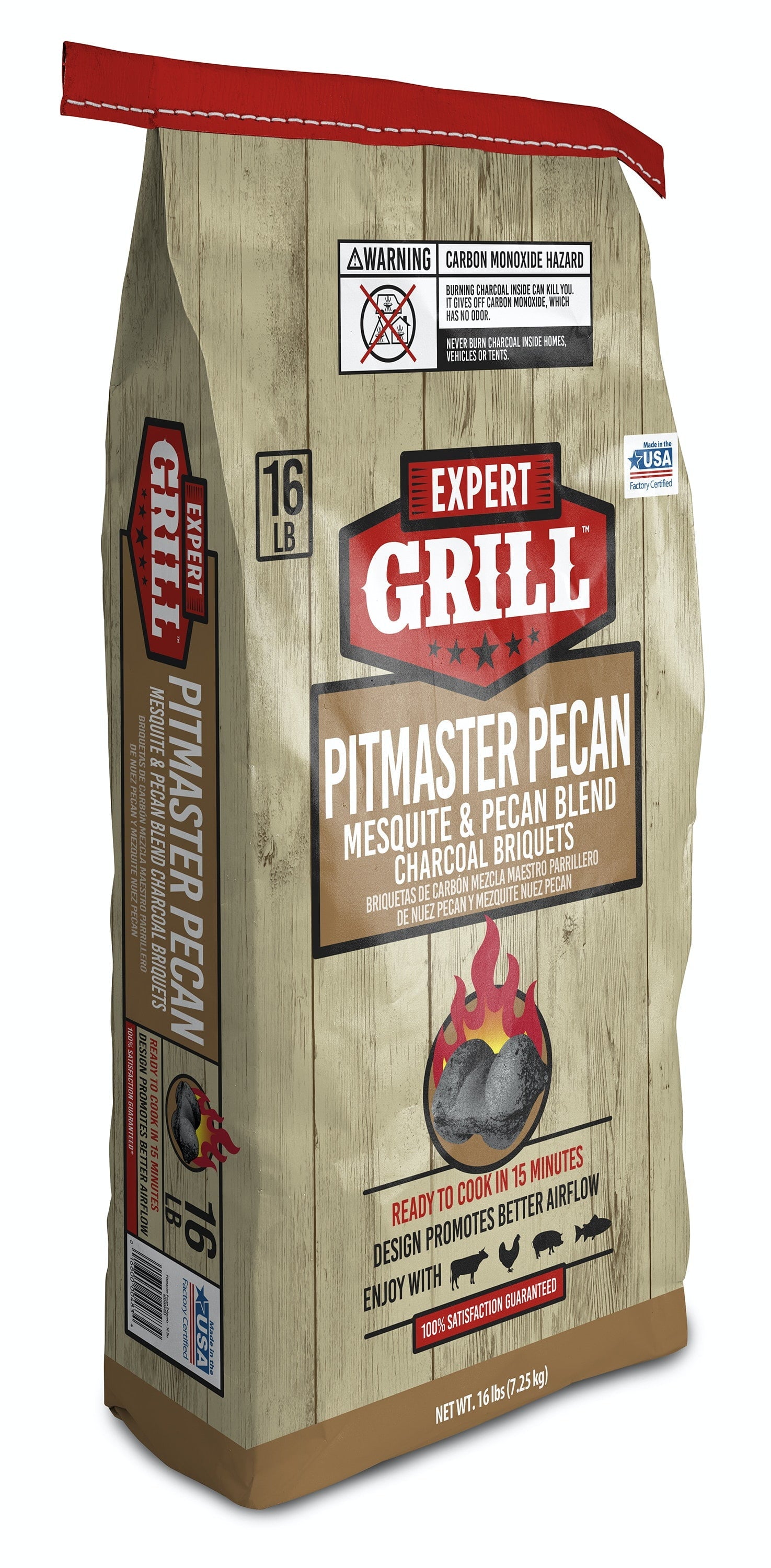 Expert Grill 16lb Pitmaster Pecan Charcoal
