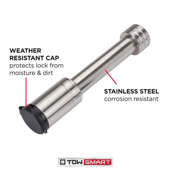 2.75 in. Stainless Barrel Style Receiver Hitch Pin Lock with Sleeve