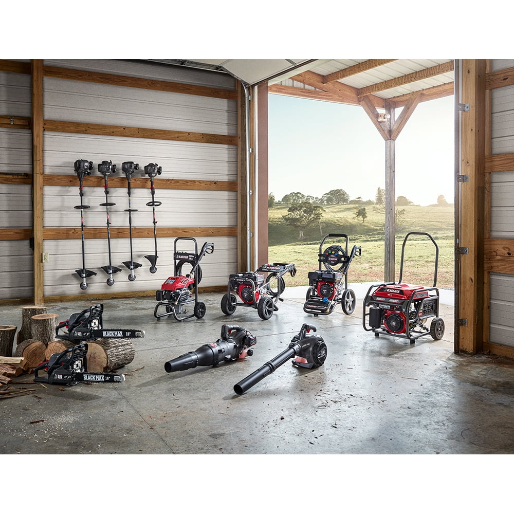 Black Max 21-Inch 150cc Self-Propelled Gas Mower with Briggs & Stratton Engine