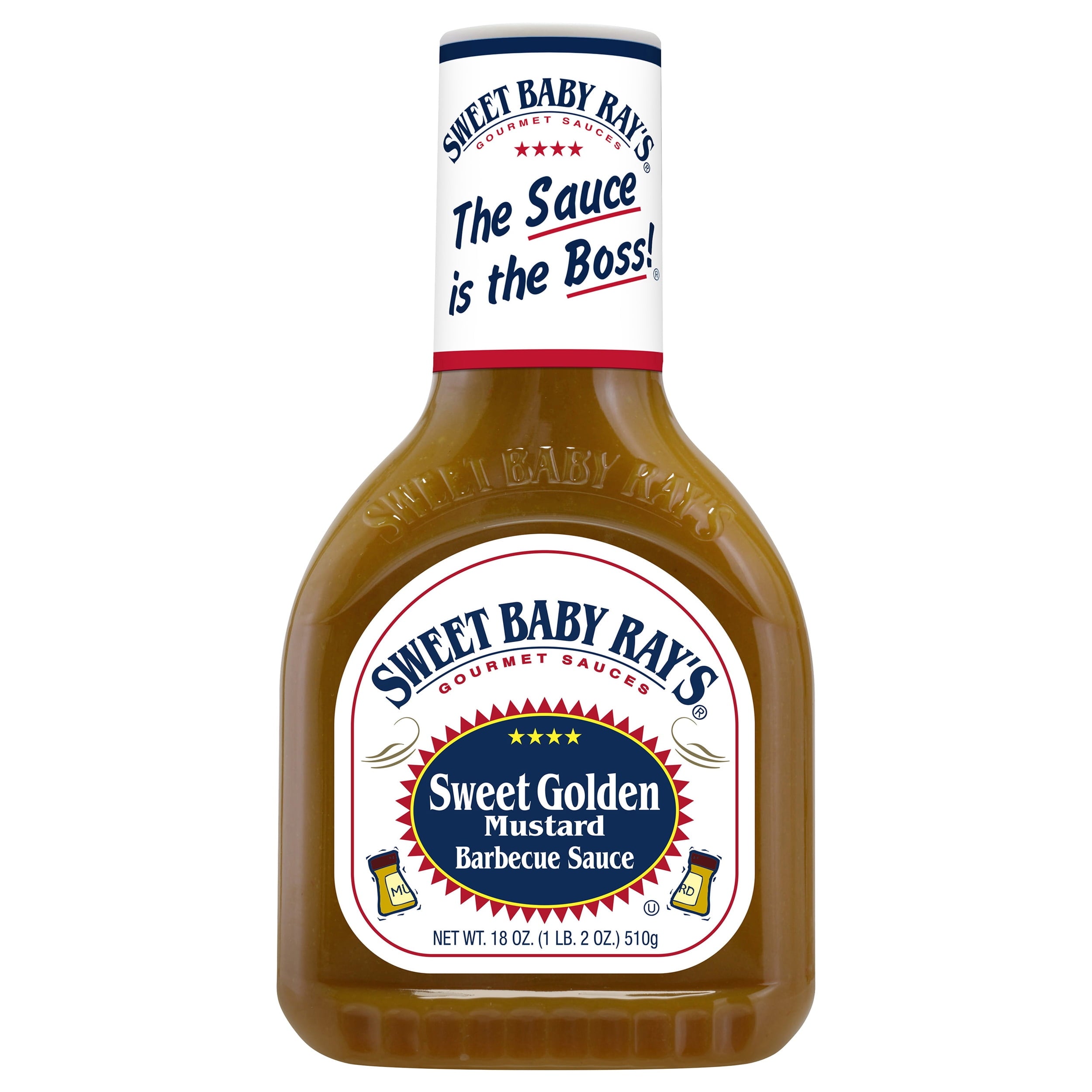 Baby Ray's Sweet Golden Mustard BBQ Sauce, 18 oz.