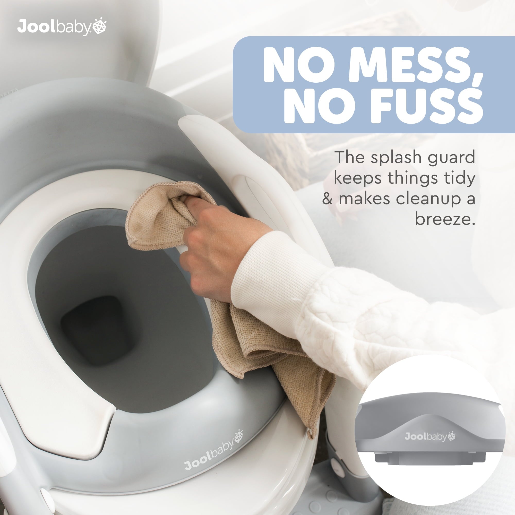 Jool Baby Potty Ladder - Gray