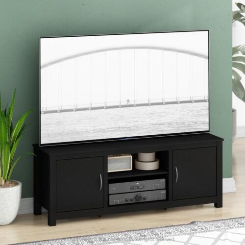 Furinno Classic TV Stand with Storage for TV up to 65 Inch, Americano