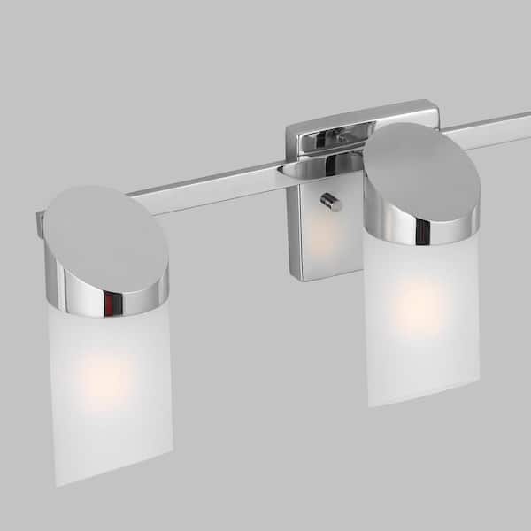 Silas 24 in. 3-Light Chrome Vanity Light