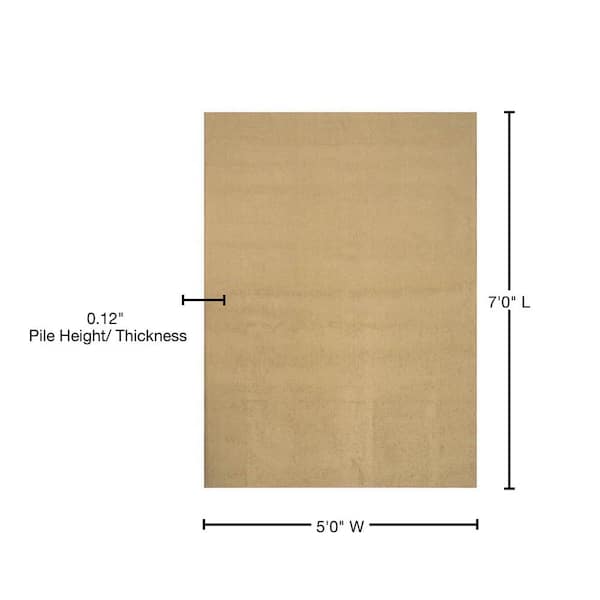 Polypropylene 5 ft. x 7 ft. Area Rug