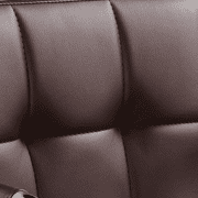 Alden Design Adjustable Modern Faux Leather Bar Stools with Swivel, Set of 2, Gray