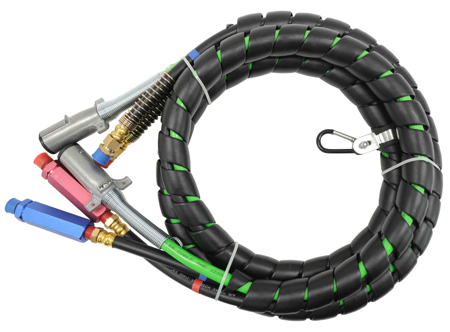 Mytee Products 3-in-One Rubber Air Hose Electrical Cable Wrap 12' Air Line Hose