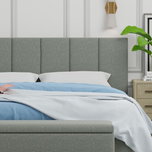 Upholstered Headboard with 20" Tall Panel