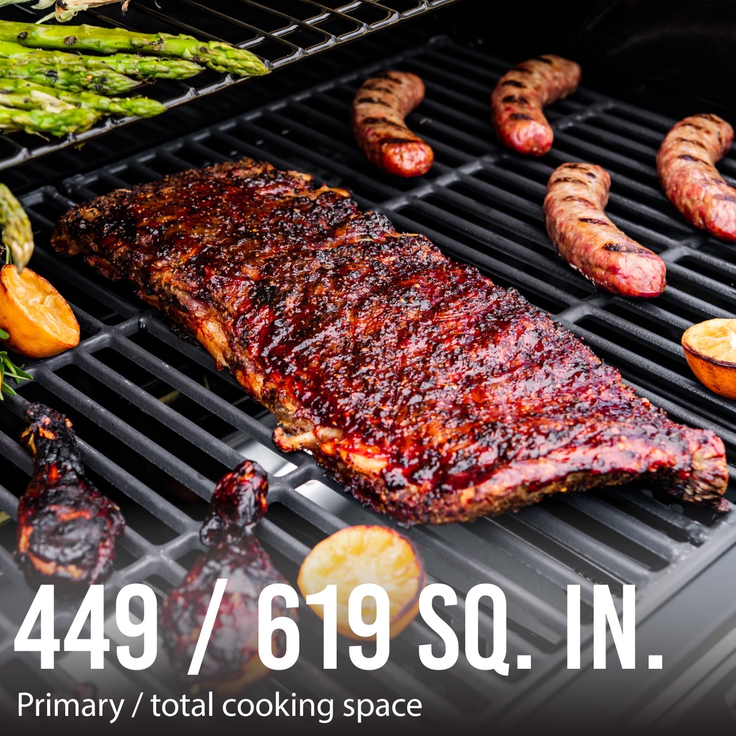 Expert Grill 4 Burner with Side Burner Propane Gas Grill in Blue