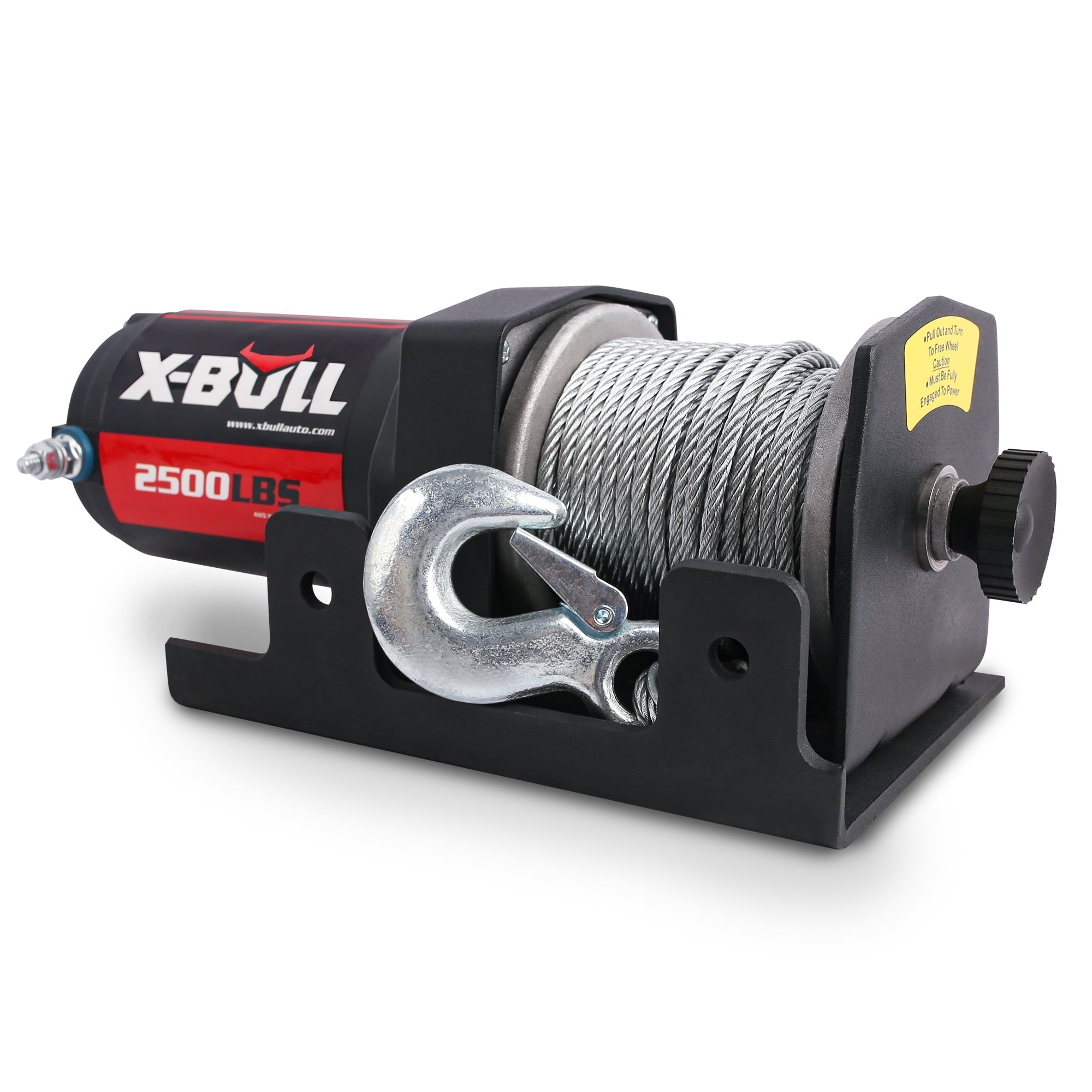 X-BULL Electric Winch 12V 2500LBS/1134KGS Steel Cable Wireless ATV UTV 4WD Boat