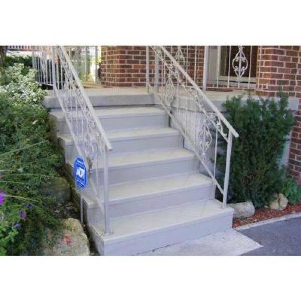 Composite Anti-Slip Stair Tread 48 in. Grey Step Cover