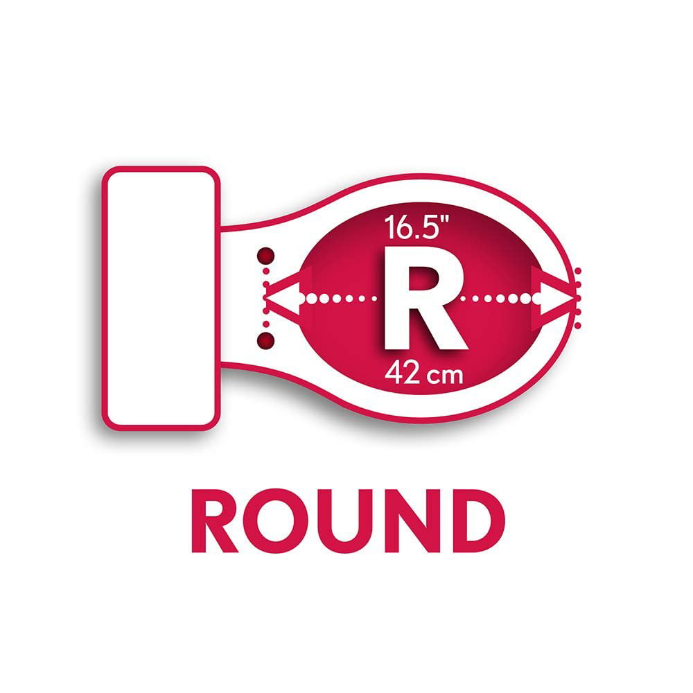 MAYFAIR 11 000 Economy Soft Cushion Toilet Seat, ROUND, White