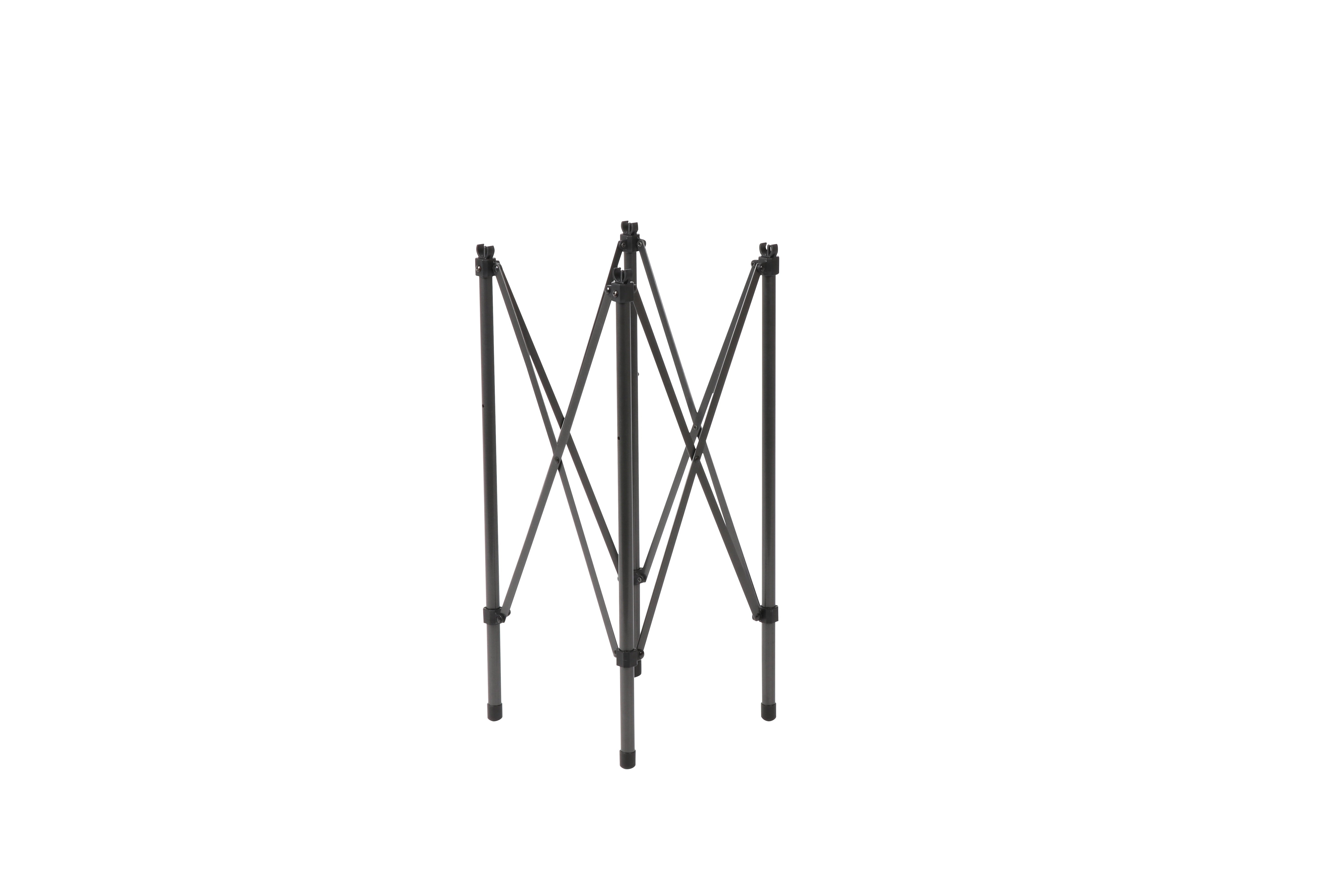 Ozark Trail Square Folding Aluminum Roll-Top Camp Table,31.5” x 31.5” x 27.5”