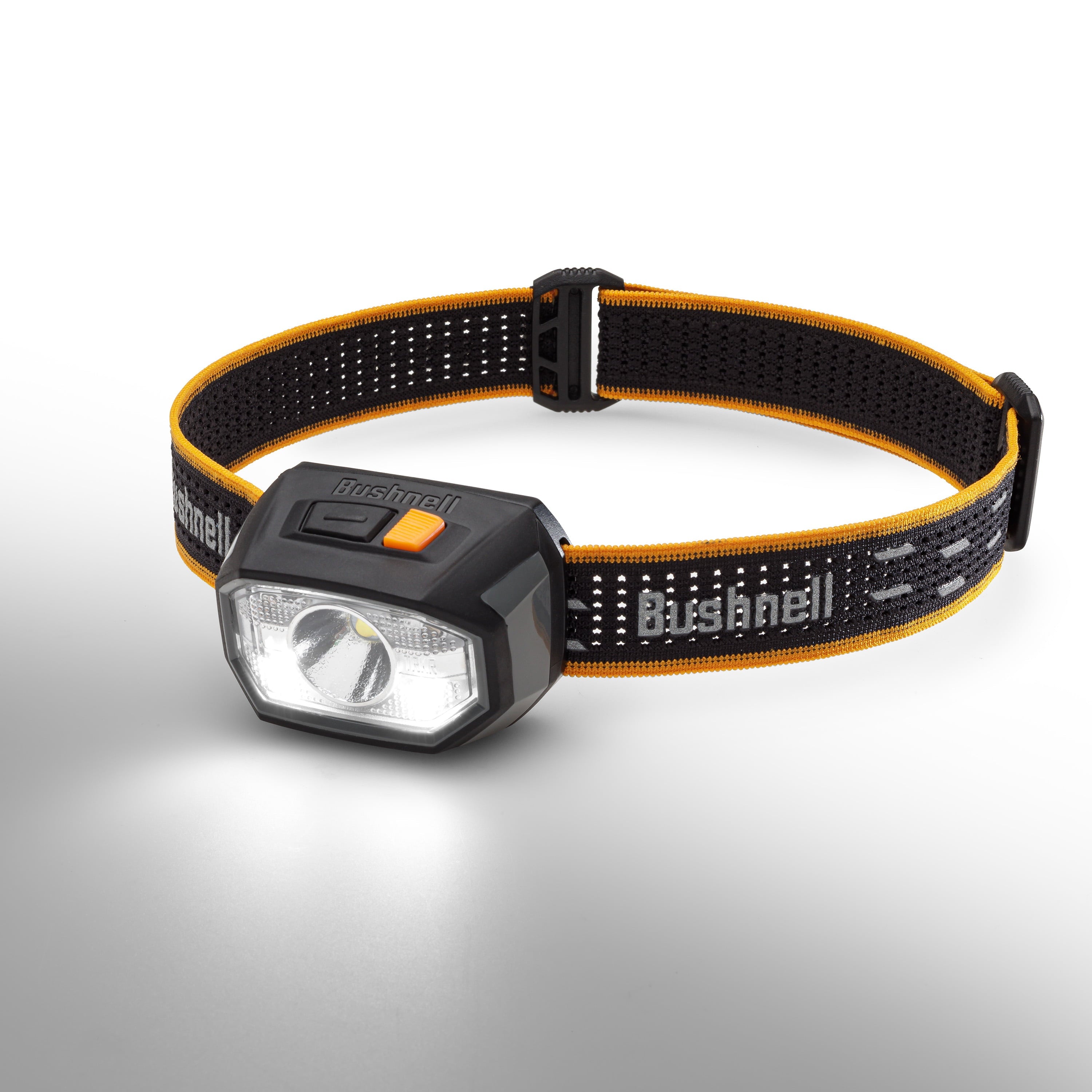 Bushnell 650 Lumen Rechargeable Dual Power LED Headlamp, Rechargeable & 3 AAA Batteries, 3 Ounce