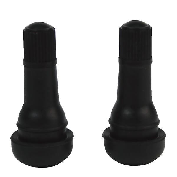 Slime Tubeless Tire Valves TR413 Replacement Black Rubber Valve Stem - 2080a