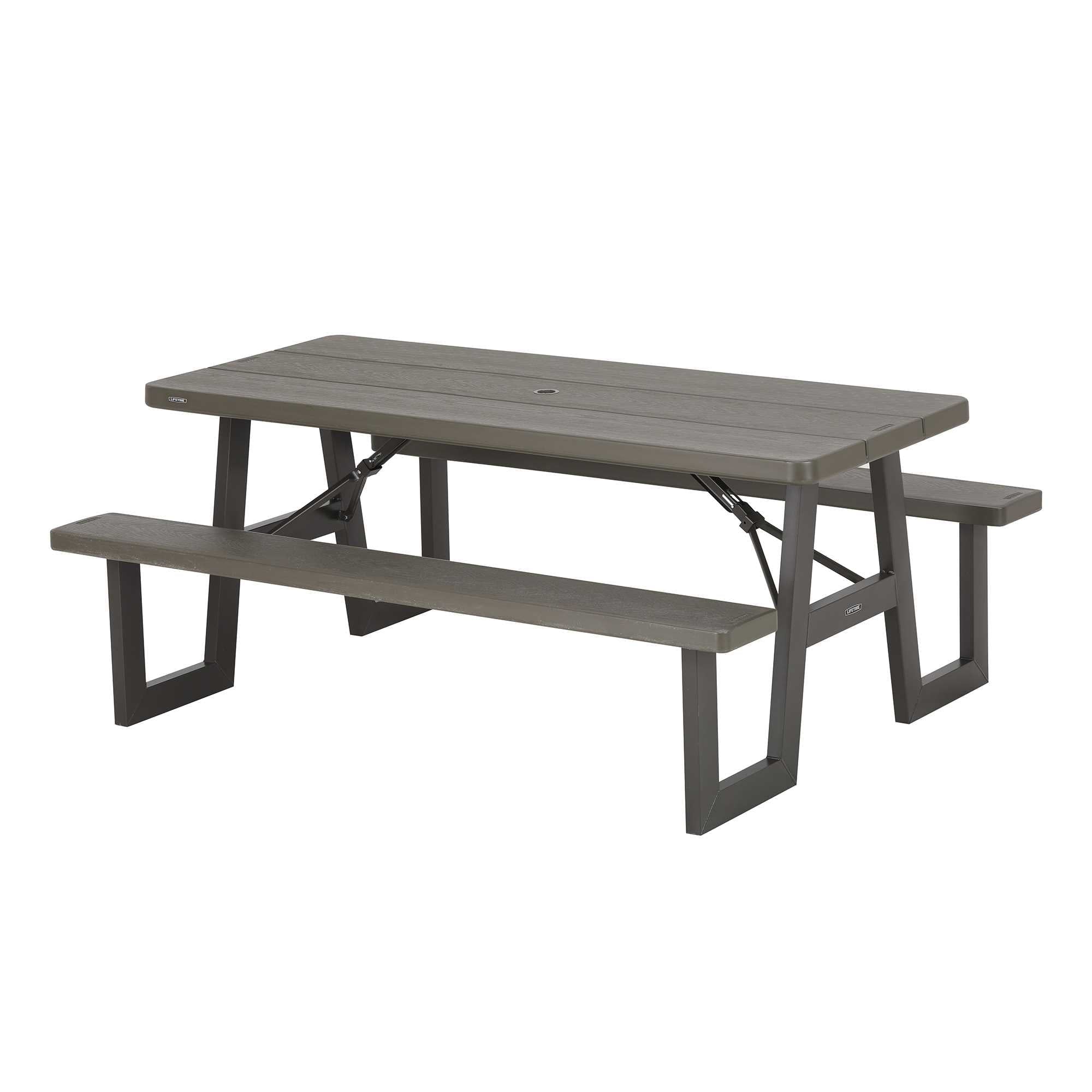 Lifetime 6-Foot W-Frame Folding Picnic Table, 60233