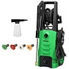 IronMax 3500PSI Electric Pressure Washer 2.6GPM 1800W w/ Wheels 4 Nozzles & Foam Lance