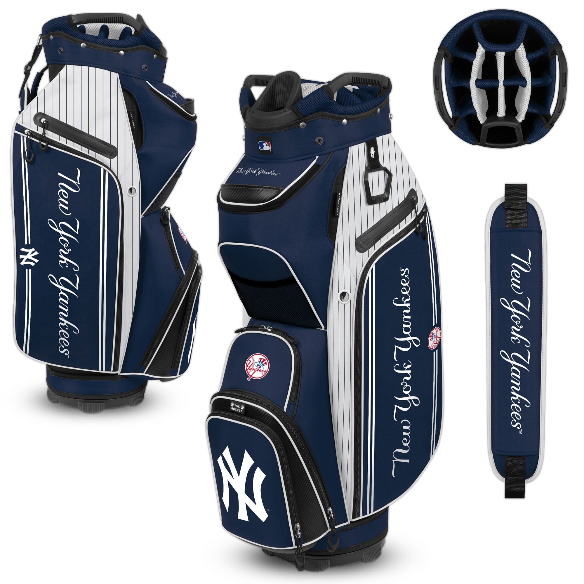 WinCraft New York Yankees Bucket III Cooler Cart Golf Bag
