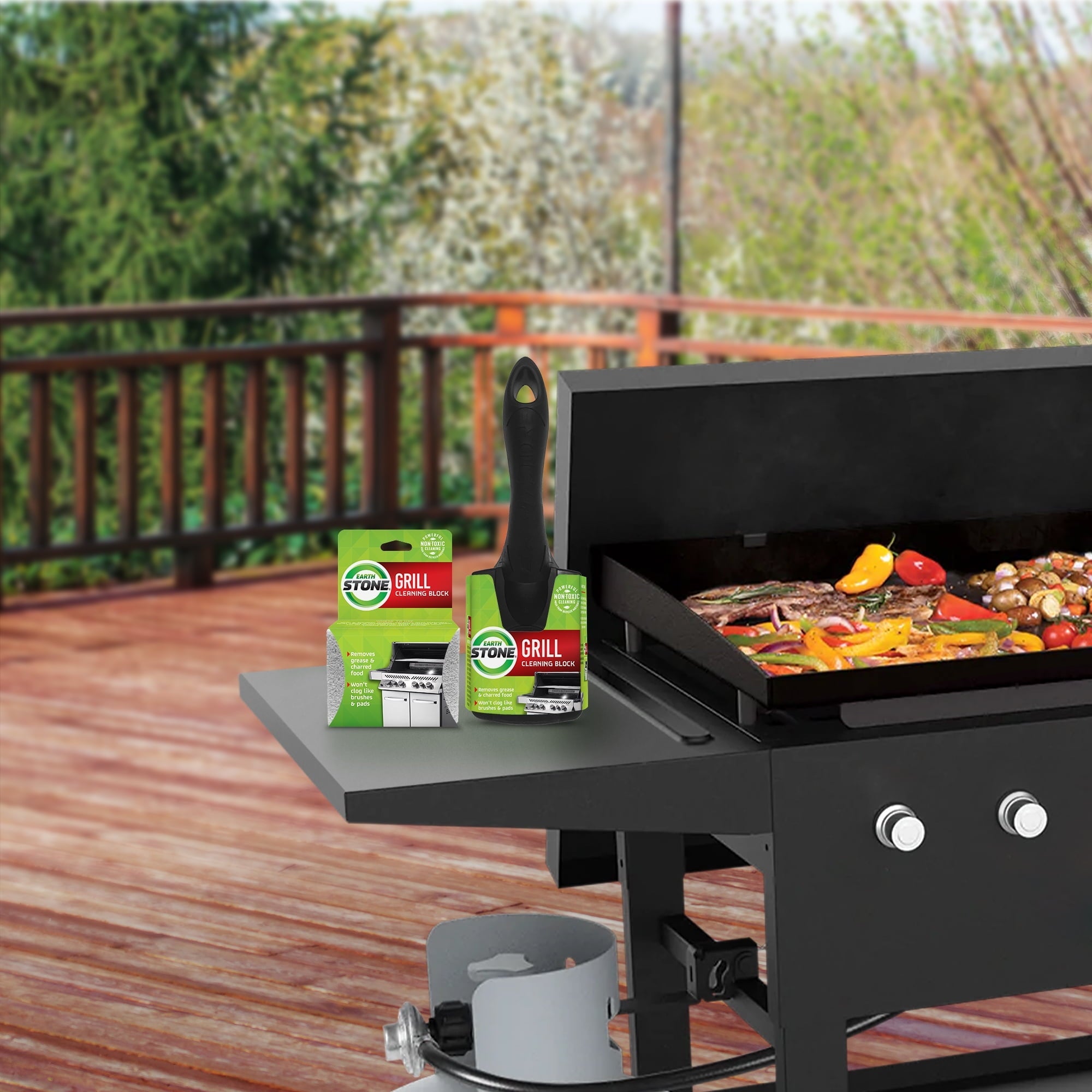 EarthStone® Grill Cleaning Block with EZ-Grip Handle