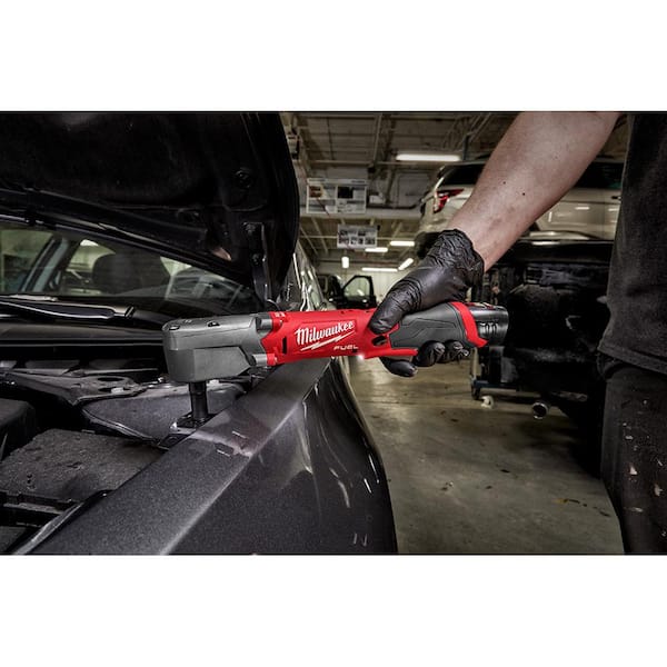 M12 FUEL 12V Lithium-Ion Brushless Cordless 3/8 in. and 1/2 in. Right Angle Impact Wrenches Set (2-Tool)