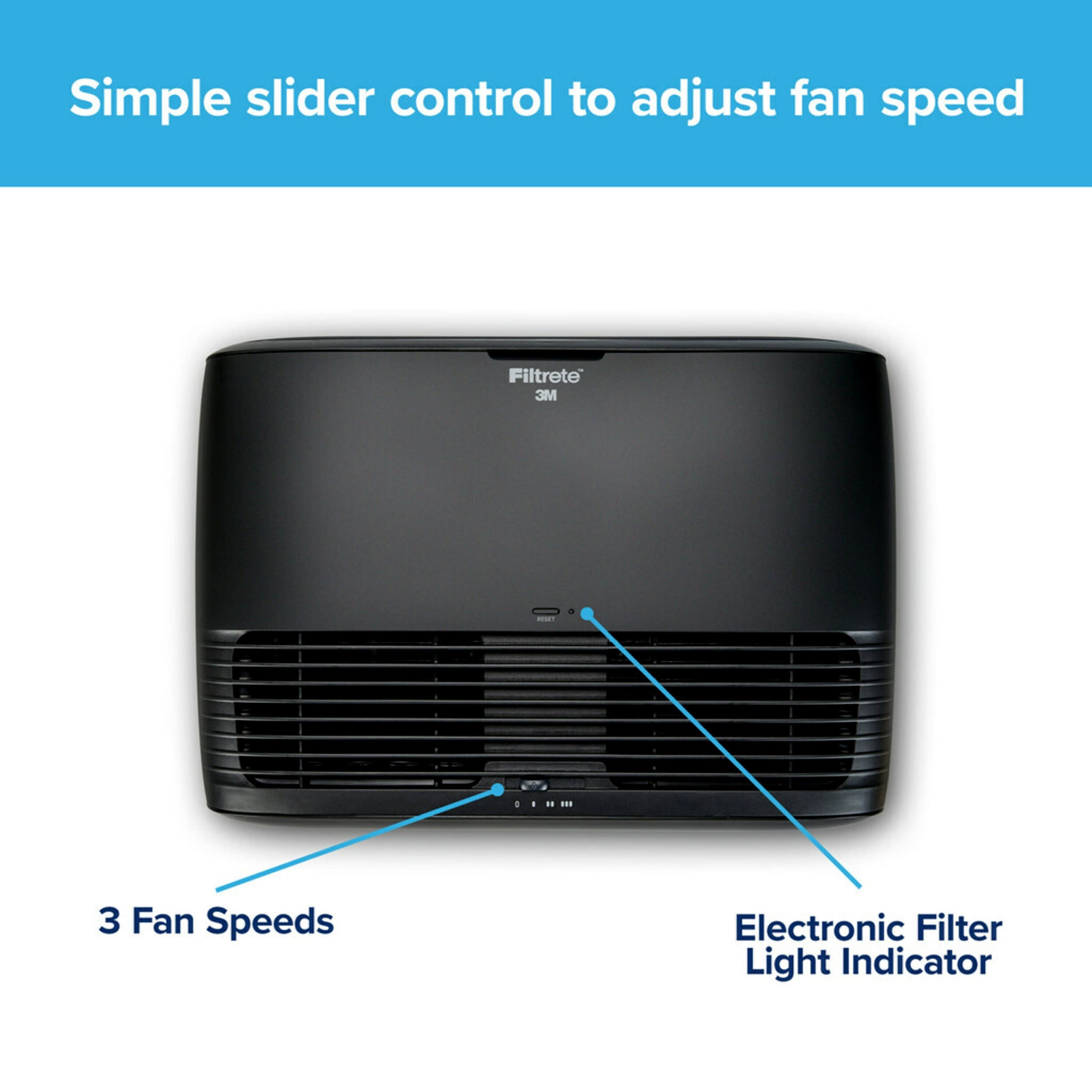 Filtrete by 3M Air Purifier, Small Room, 80 sq. ft.