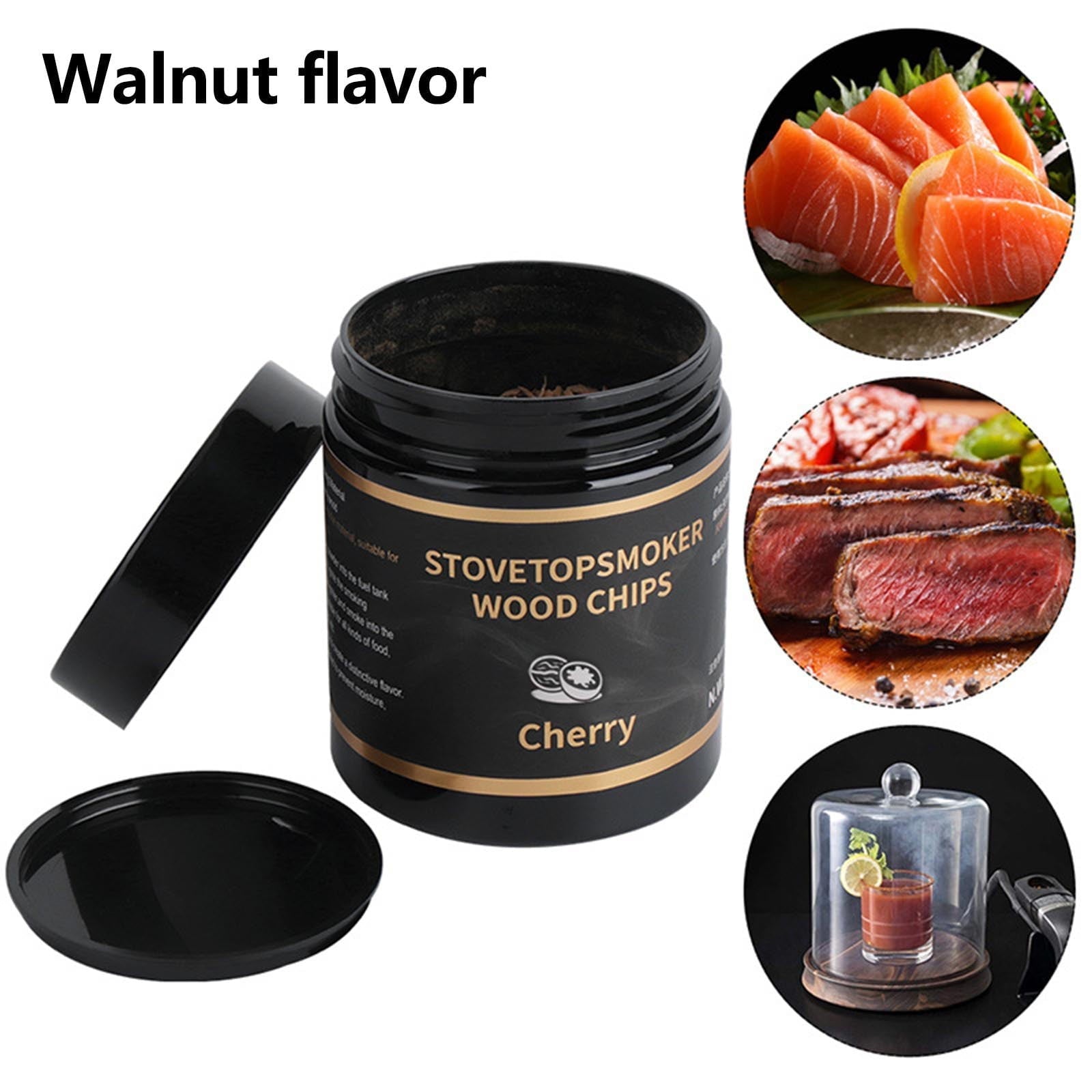 WMYBD Clearence!NaturalApple, Pecan And Other Smoked Cocktails Smoked Materials Smoked Molecular Cooking Sawdust Gifts