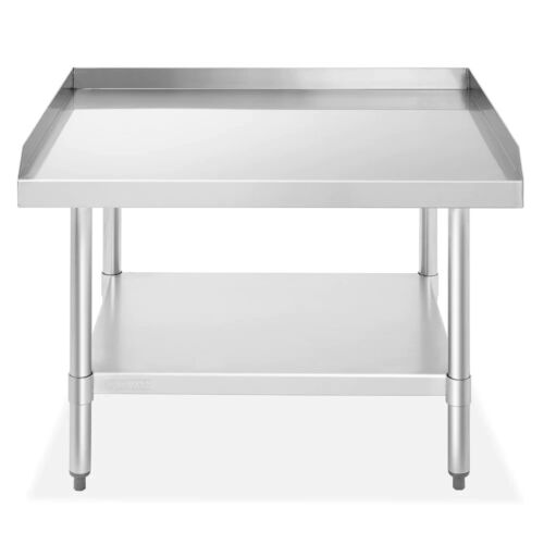 36 x 30 Inch Stainless Steel NSF Grill Table w/ Undershelf
