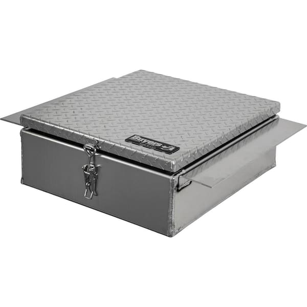 24 in. Diamond Tread Aluminum In-Frame Top Mount Truck Tool Box