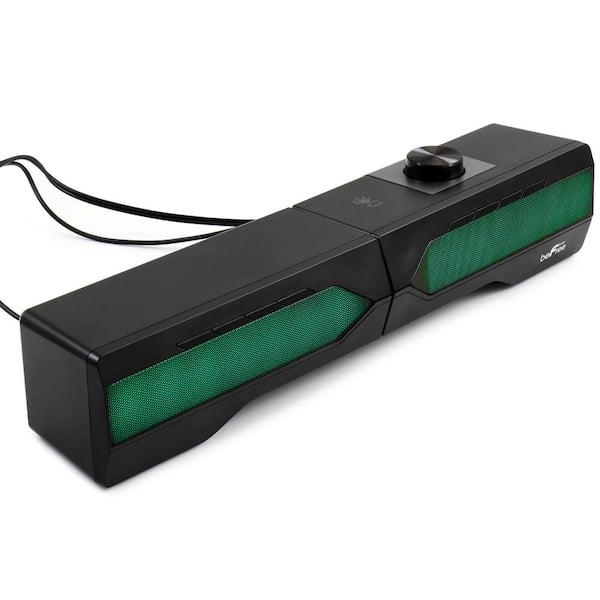 Gaming Dual Soundbar with RGB LED Lights