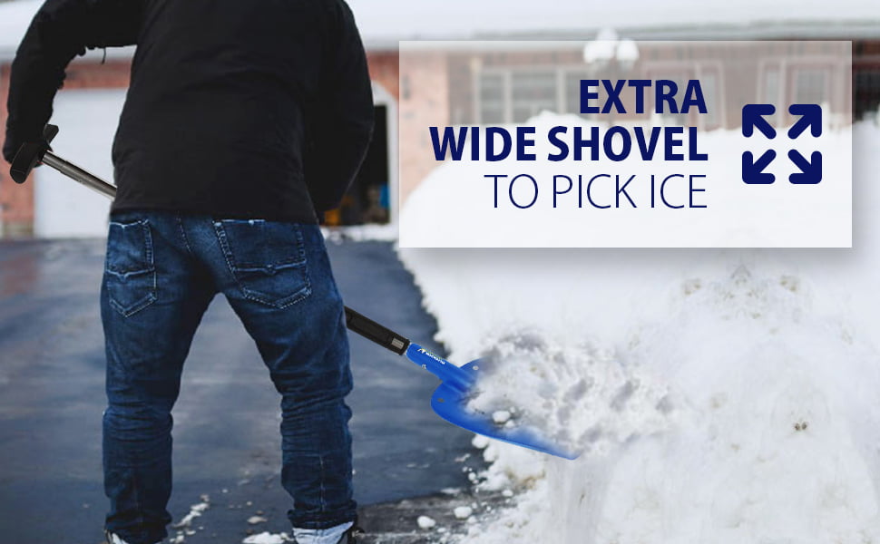 Michelin Ultra-Compact Telescopic Folding Snow Shovel