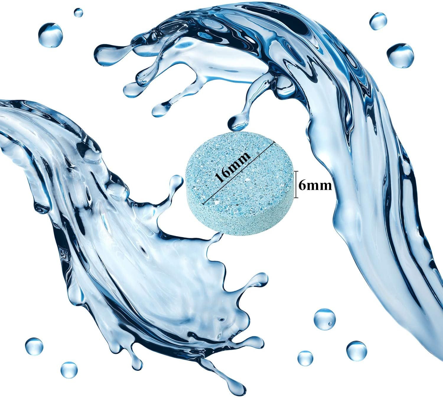 30 Pcs Glass Solid Wiper Cleaning Tablets, Car Windshield Glass Concentrated Washer Tablets, Multifunctional Car Effervescent Washer Cleaning Tool for Car Kitchen Window