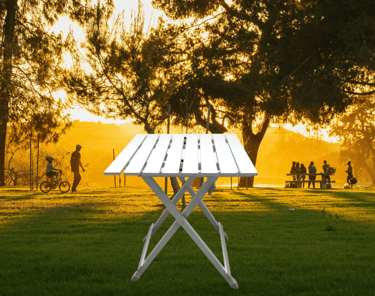 Ozark Trail Camping Table, Silver