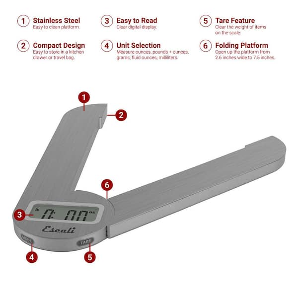 Savu Space Saving Digital Food Scale