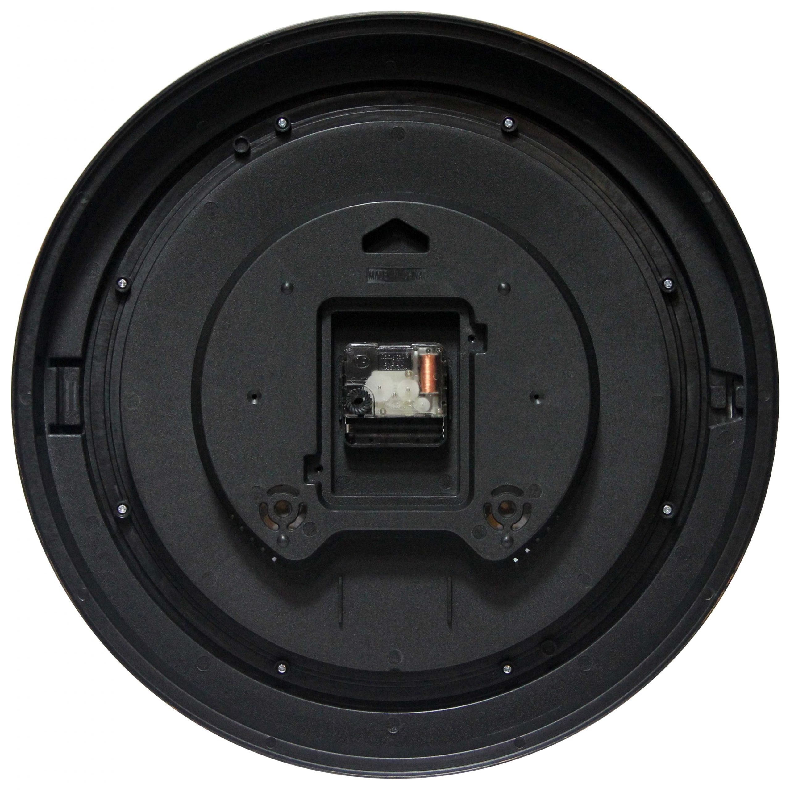 Infinity Instruments Forecaster Silver Outdoor Wall Clock with Hydrometer