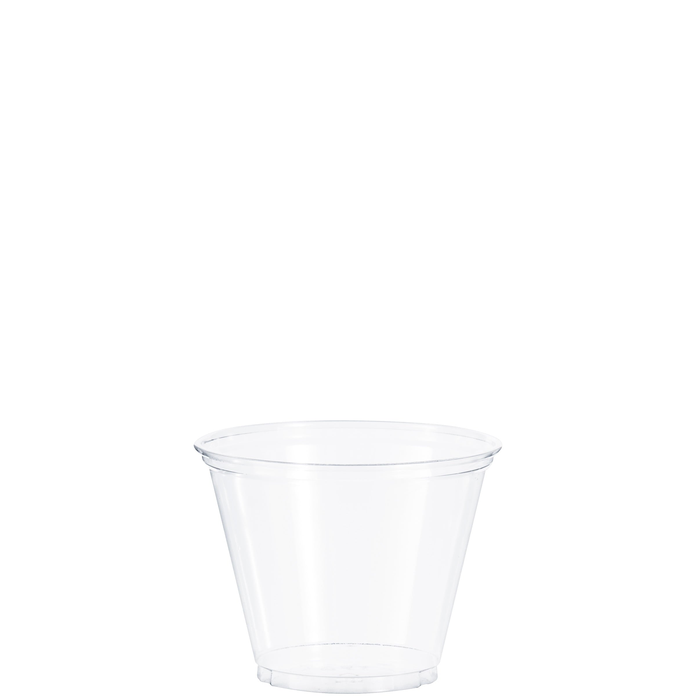 Solo Disposable Plastic Cups, Clear, 9oz, 50 Count