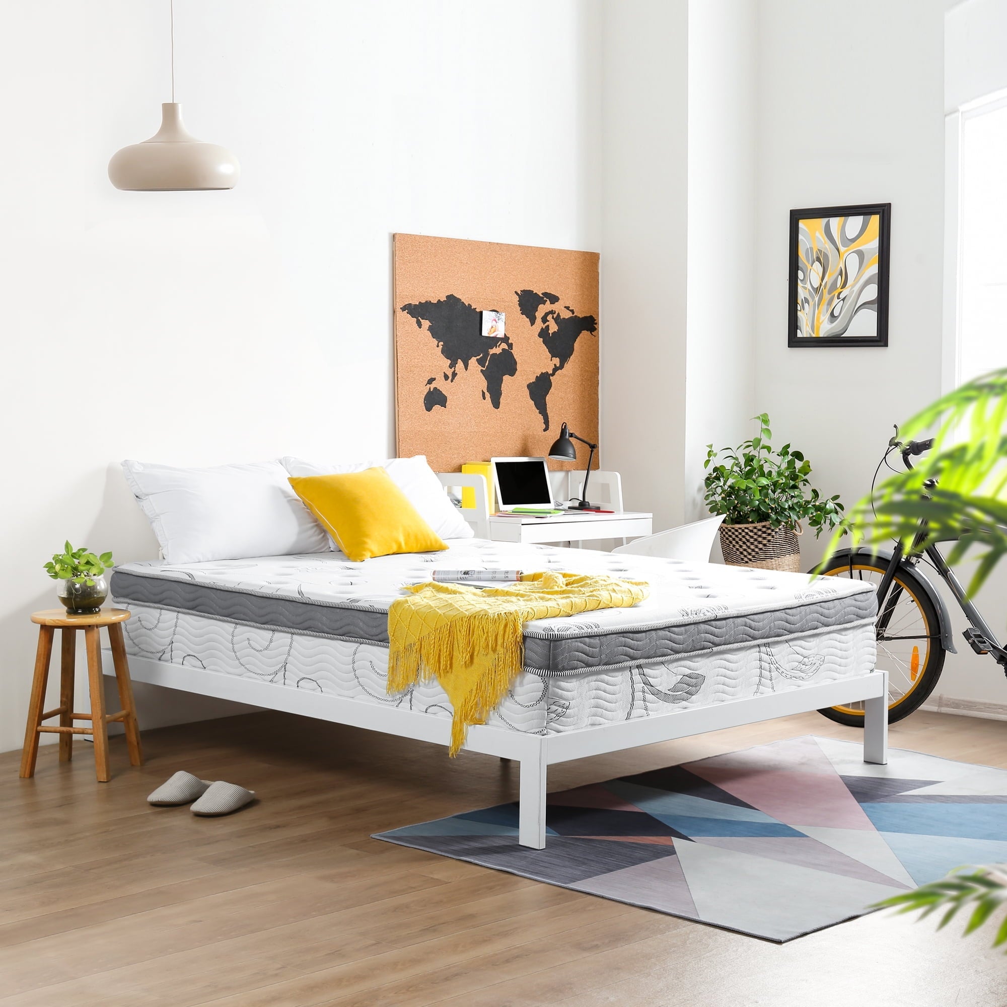 13 Inch Ultra Support Gel Hybrid Memory Foam Mattress, Queen