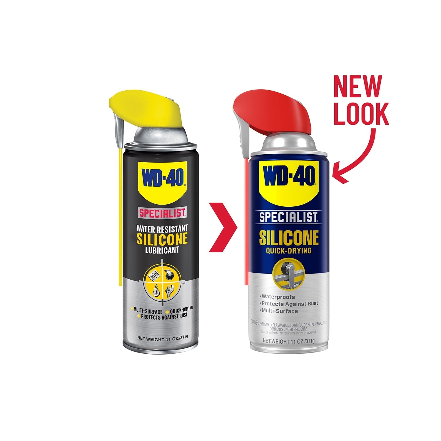 WD-40 Specialist Silicone Lubricant, 11-oz. Aerosol Can - 6 CA (780-300012)