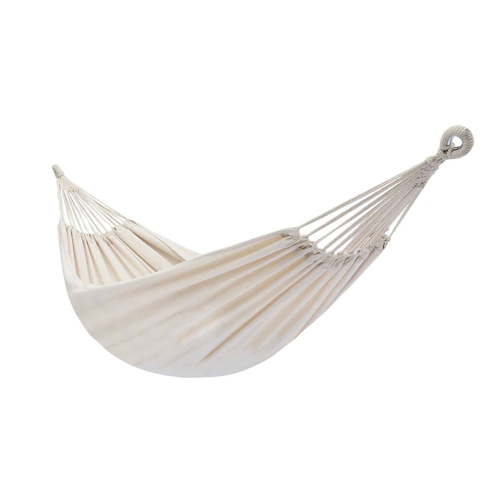 Winado Polyester Cotton Hammock, Natural Rope 200*150Cm,Beige