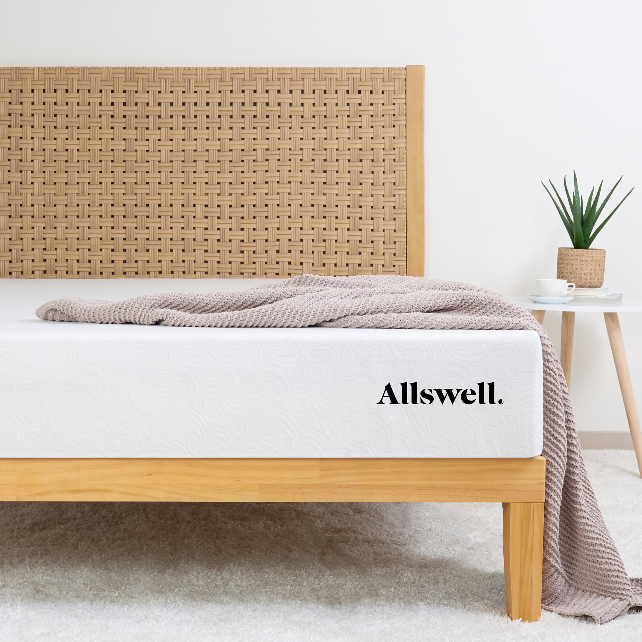 Allswell X 10¡± Hybrid of Memory Foam and Coils Mattress With Antimicrobial Treated Cover, King