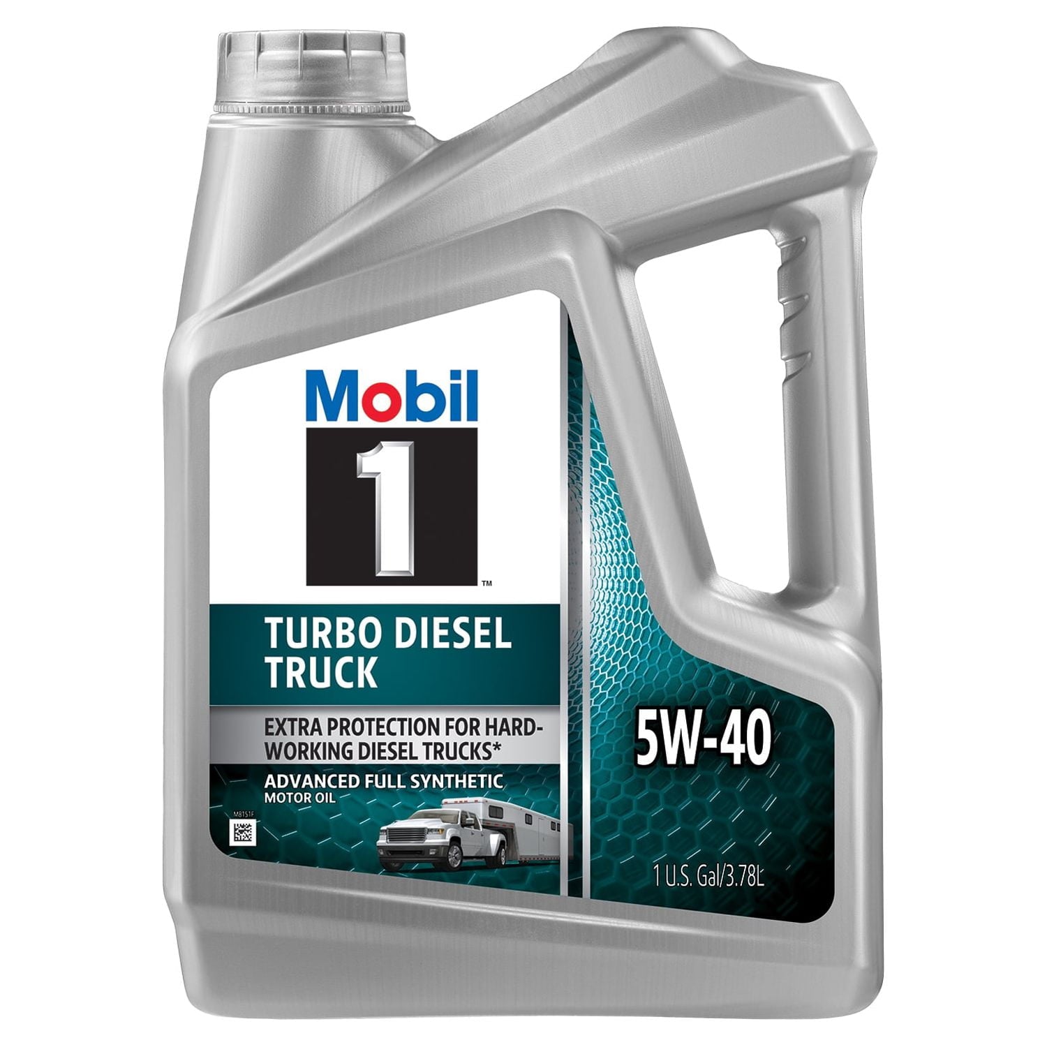 Mobil 1 Turbo Diesel Truck Full Synthetic Motor Oil 5W-40, 1 Gal