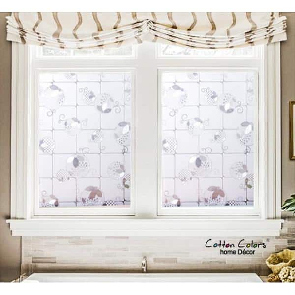 35.4 in. W x 78.7 in. L Decorative and Privacy 3D Window Film