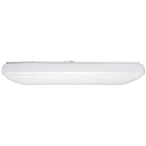 24 in. x 10 in. Rectangular Light Fixture LED Flush Mount 1500 Lumens 4000K Bright White Kitchen Lighting Basement