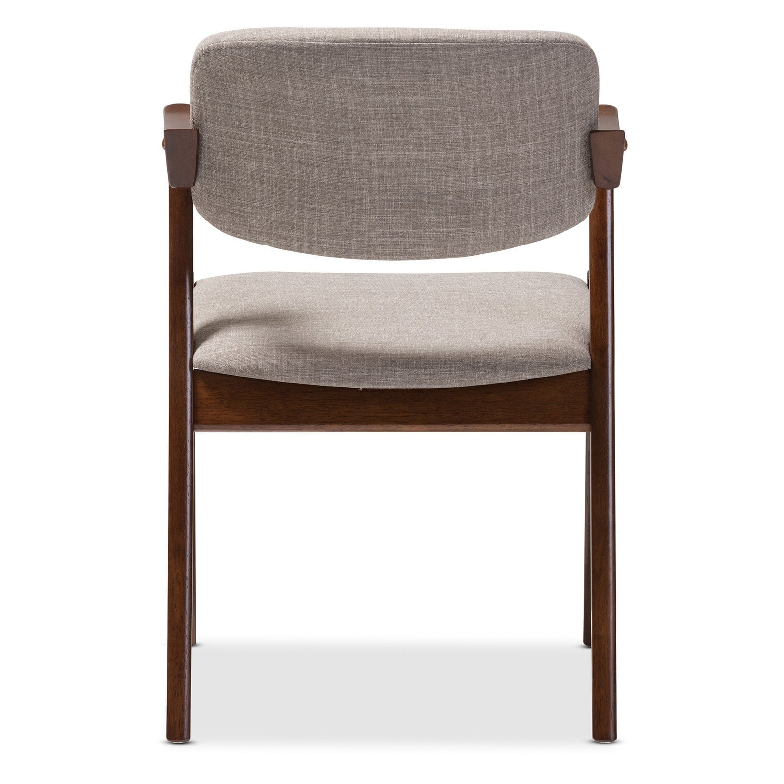 Baxton Studio Elegant Mid-Century Dining Armchair - Set of 2