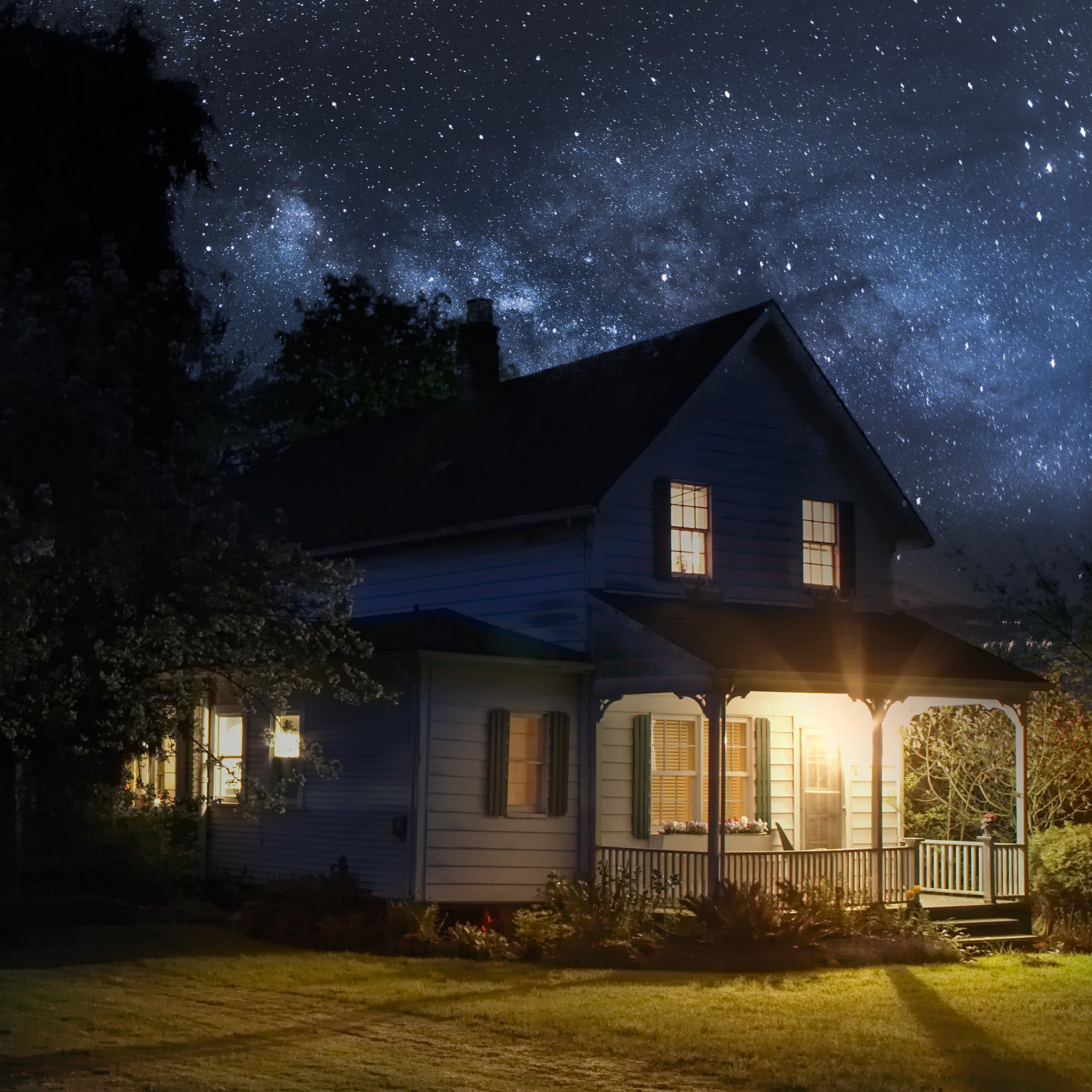 SYLVANIA PAR38 Night Chaser LED Light Bulb 250W, 40* Beam Spread, Dim, Neutral White, 13 yr