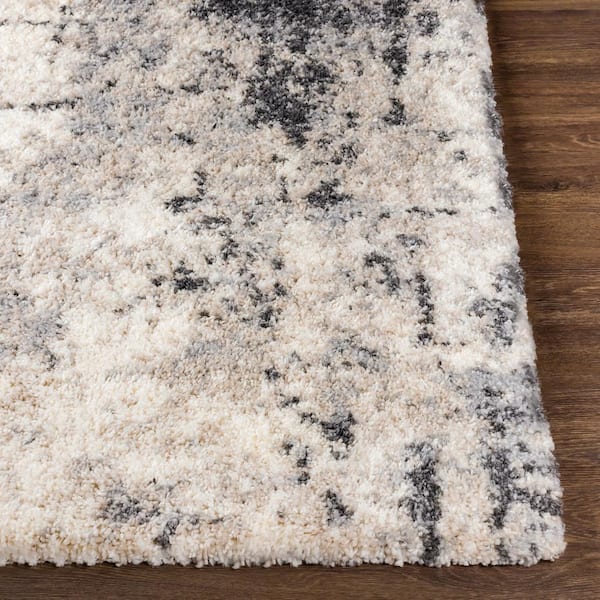 Bazaar Gray Eskimo Shag 7 ft. 10 in. x 10 ft. Area Rug