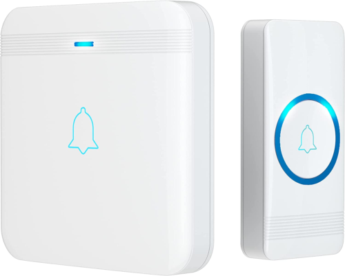 Wireless Doorbell, AVANTEK Waterproof Chime Kit Operating at over 1300 Feet with