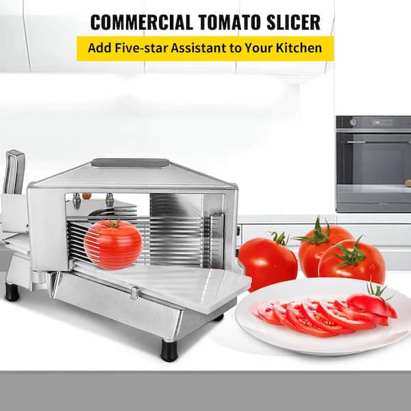 1/4 in. Commercial Tomato Slicer Heavy Duty Cutter Commercial Vegetable Chopper for Restaurant or Home Use